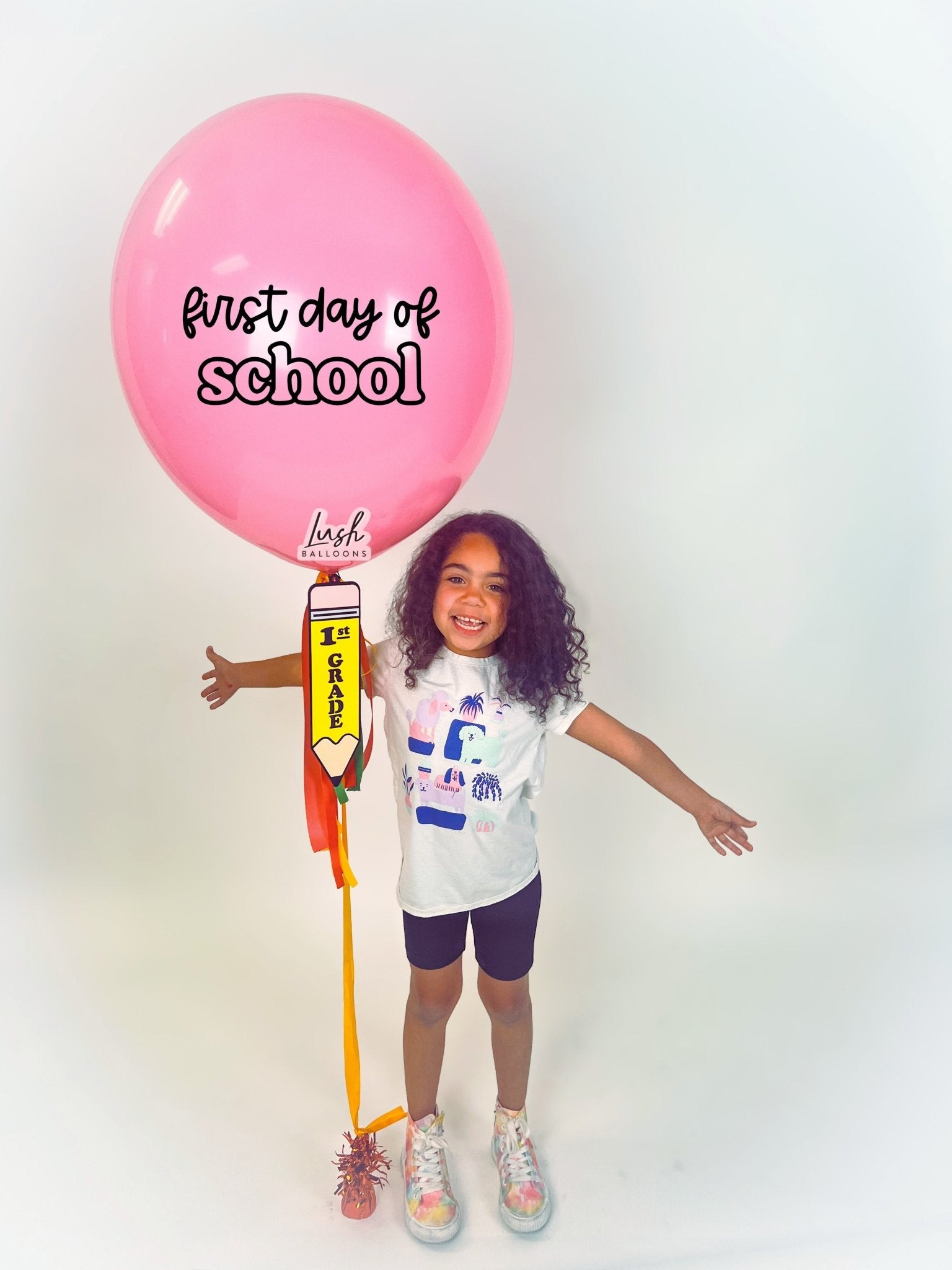 Back to School 24'' Helium + Grade Pencil ✏️📝 (Customized) - Lush Balloons