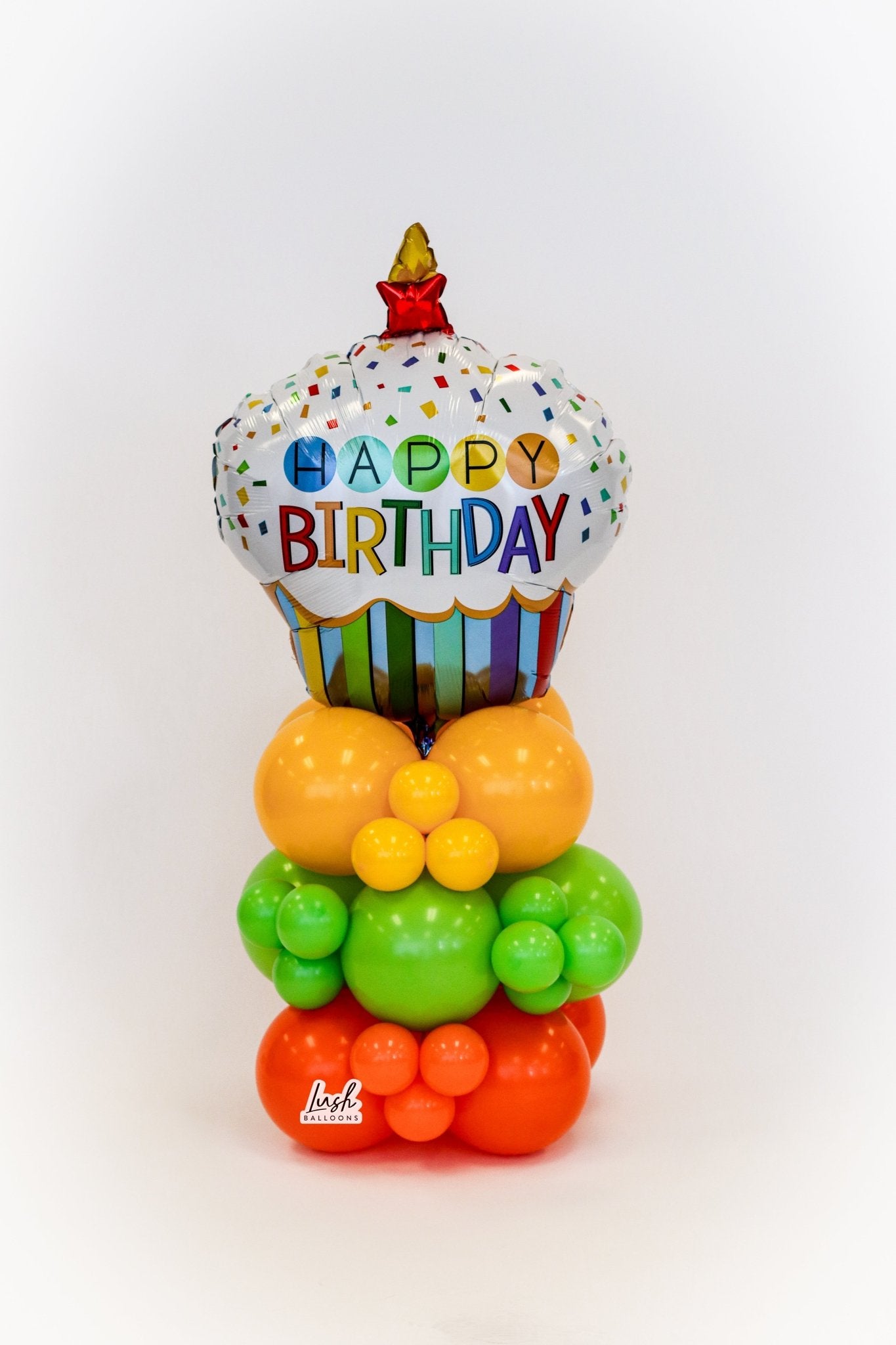Birthday Cupcake Bouquet - Lush Balloons