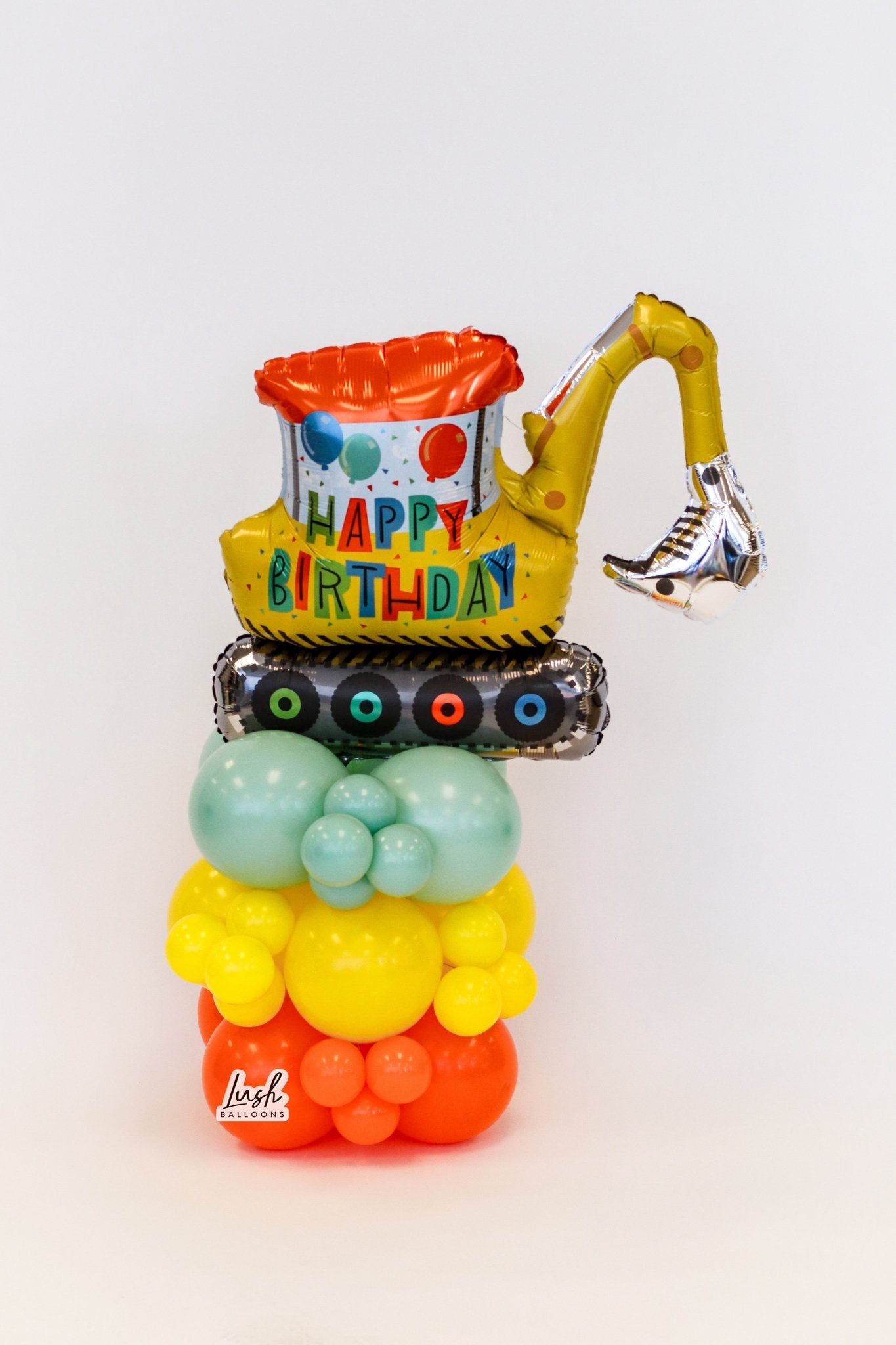 Excavator Birthday Bouquet - Lush Balloons