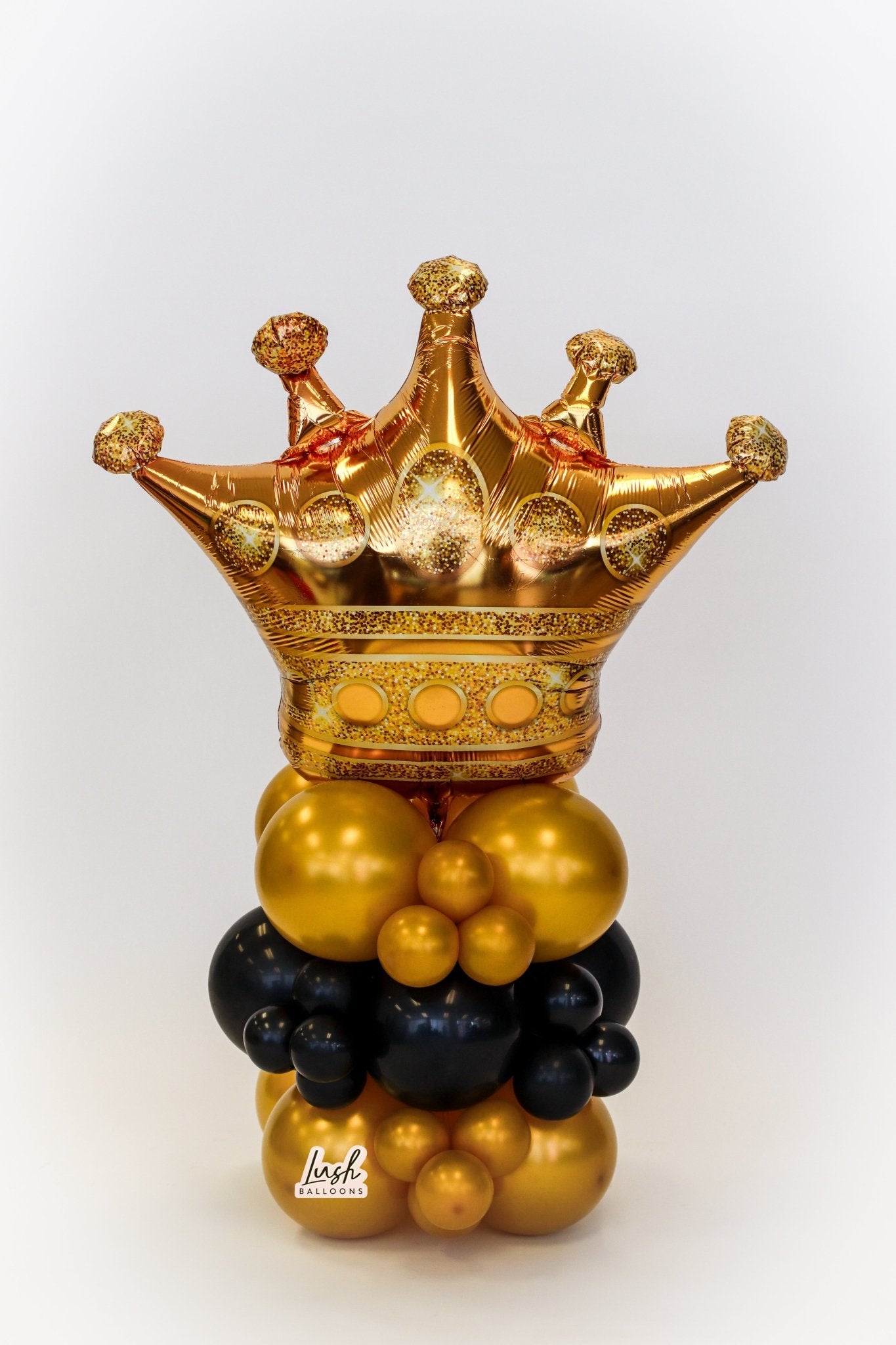 Gold Crown Bouquet - Lush Balloons