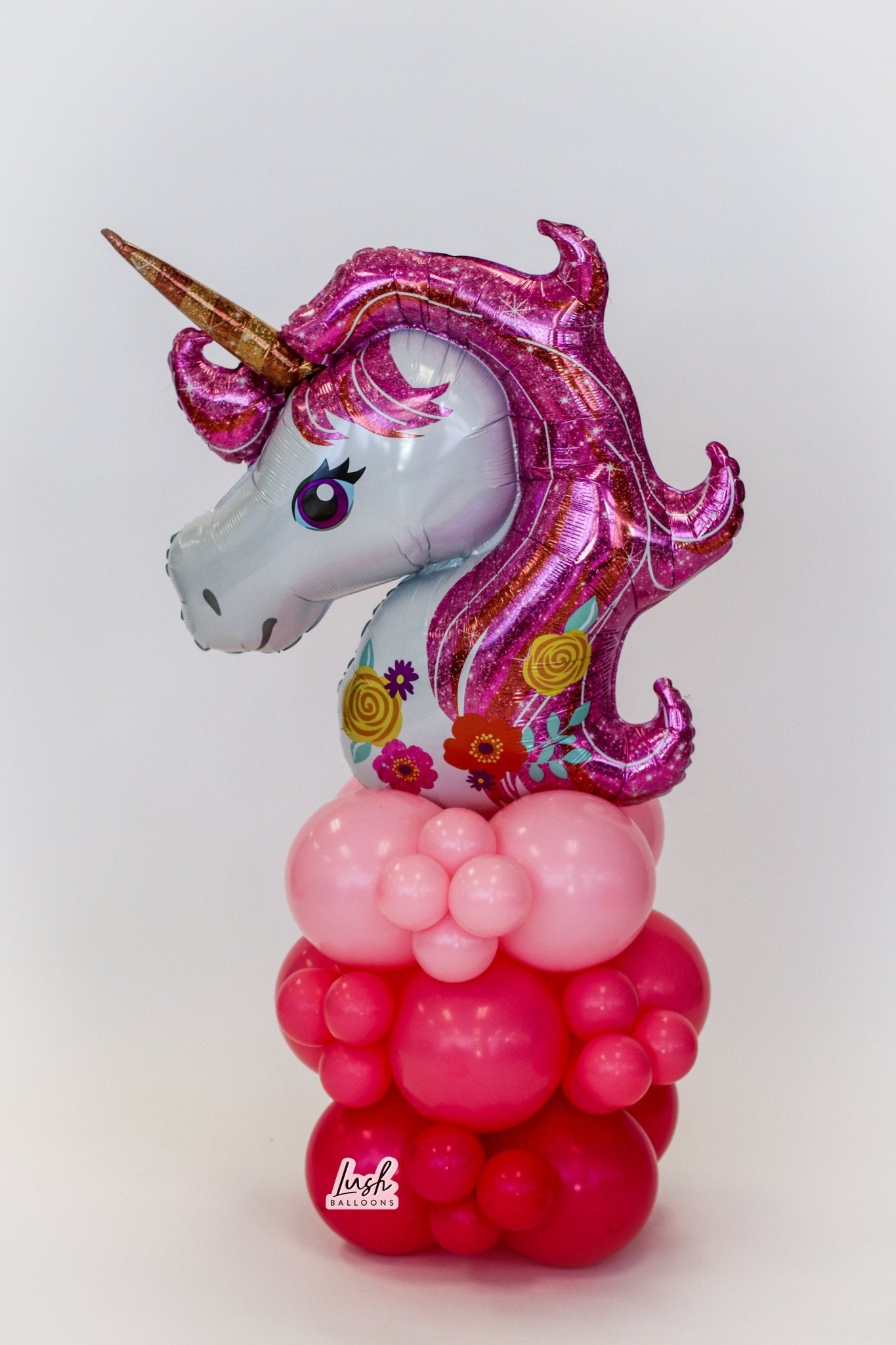 Pink Unicorn Bouquet - Lush Balloons